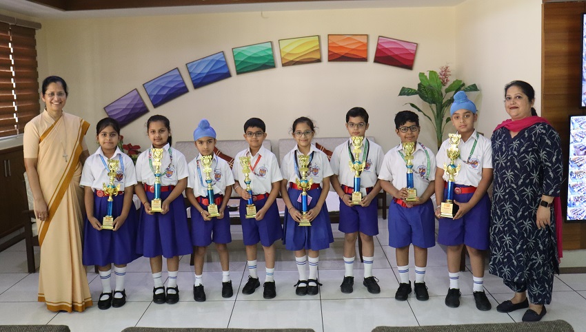 RUNNER UP TROPHY AT UCMAS STATE LEVEL ABACUS COMPETITION